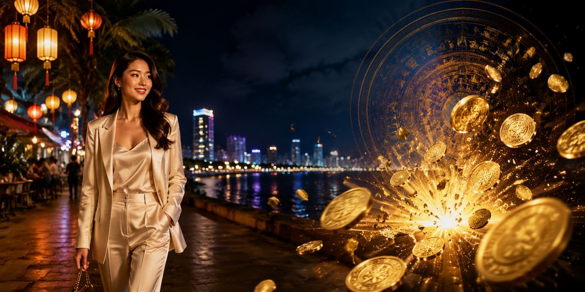 Chợ đêm Đà Nẵng với ánh đèn sôi động – không khí giải trí và cá cược về đêm