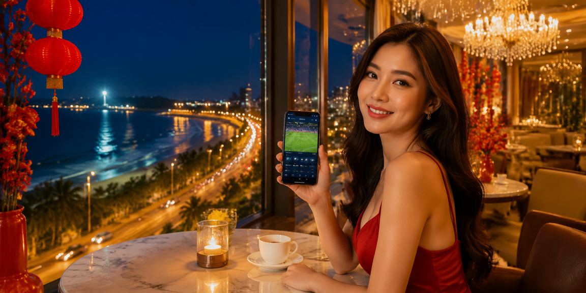 Người dùng theo dõi kèo thể thao trên điện thoại tại Phan Thiết